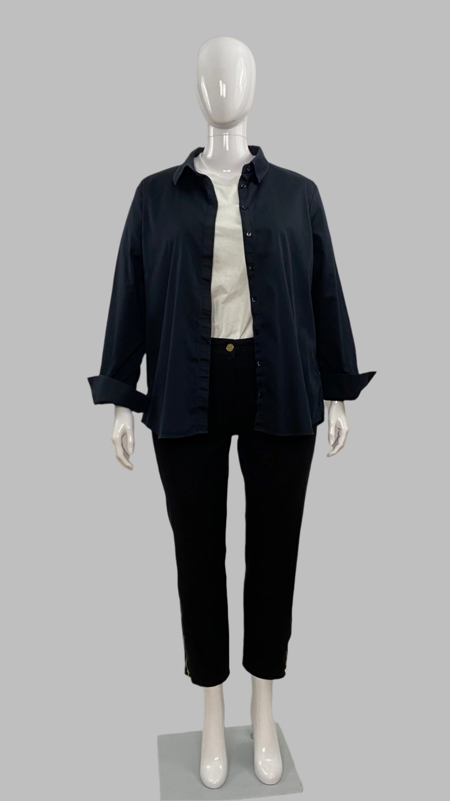 Contemporaine cotton shirt with collar (XXL)