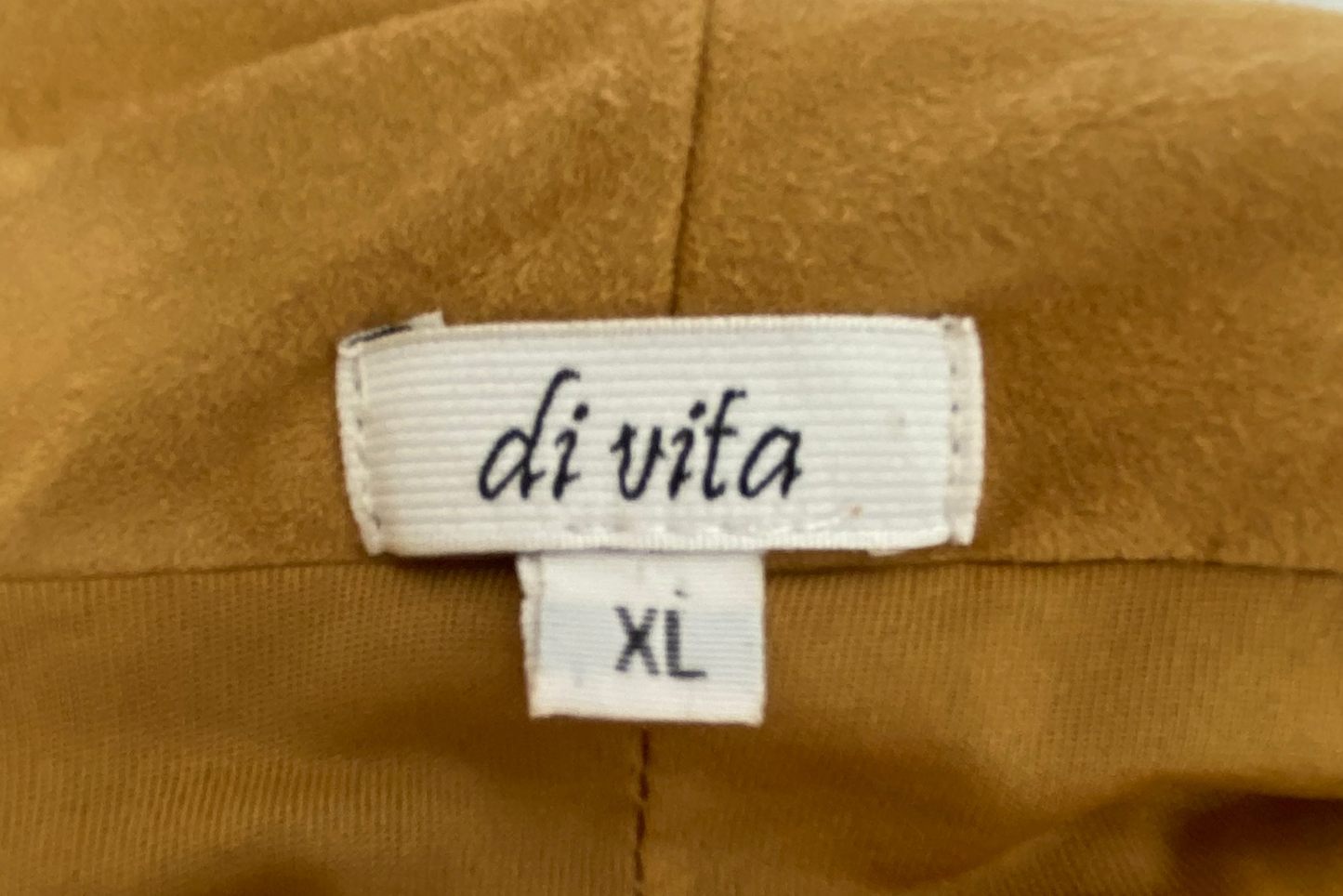 di vita faux suede coat (XL)