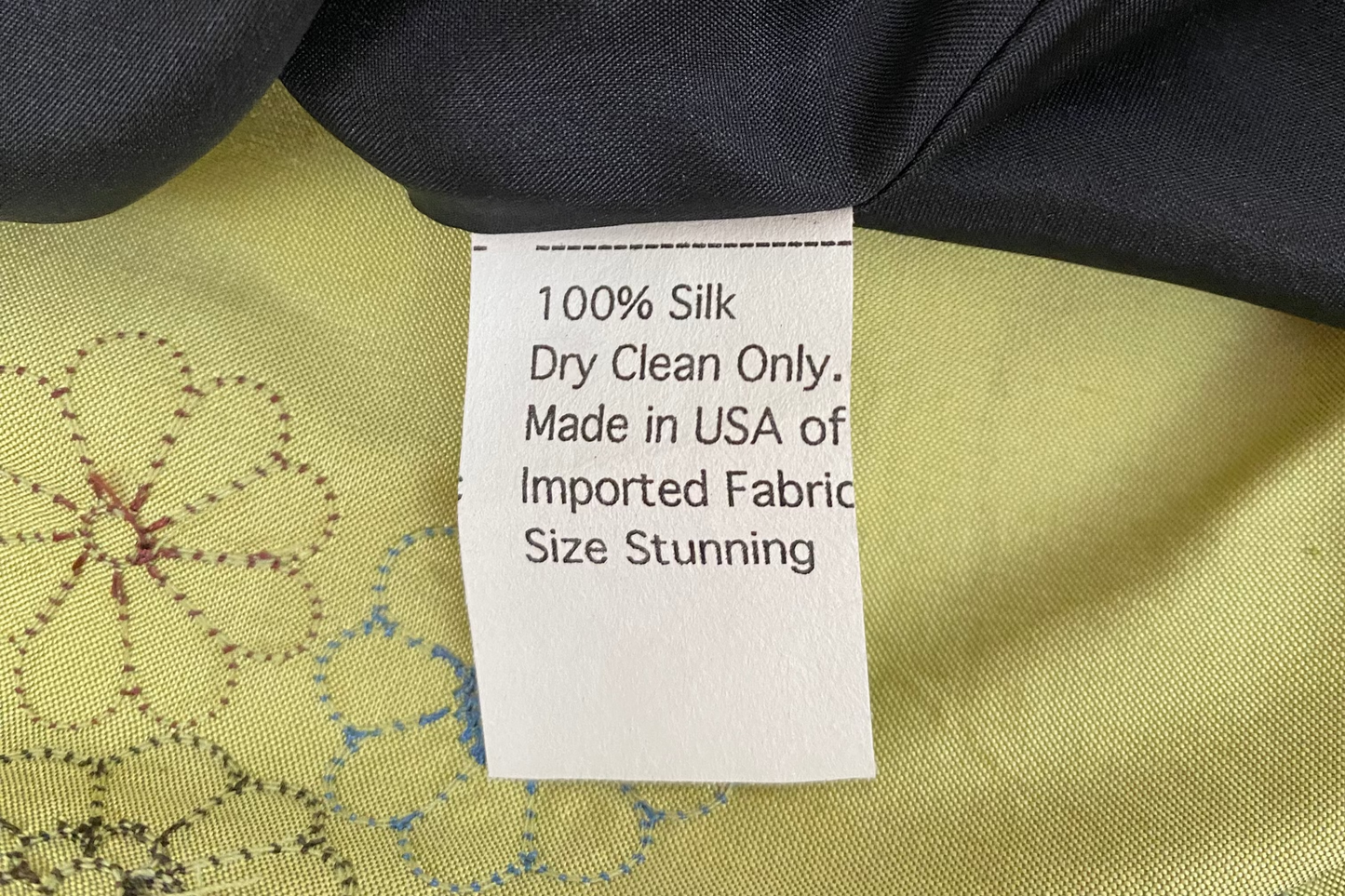 Garnish silk skirt (~16)