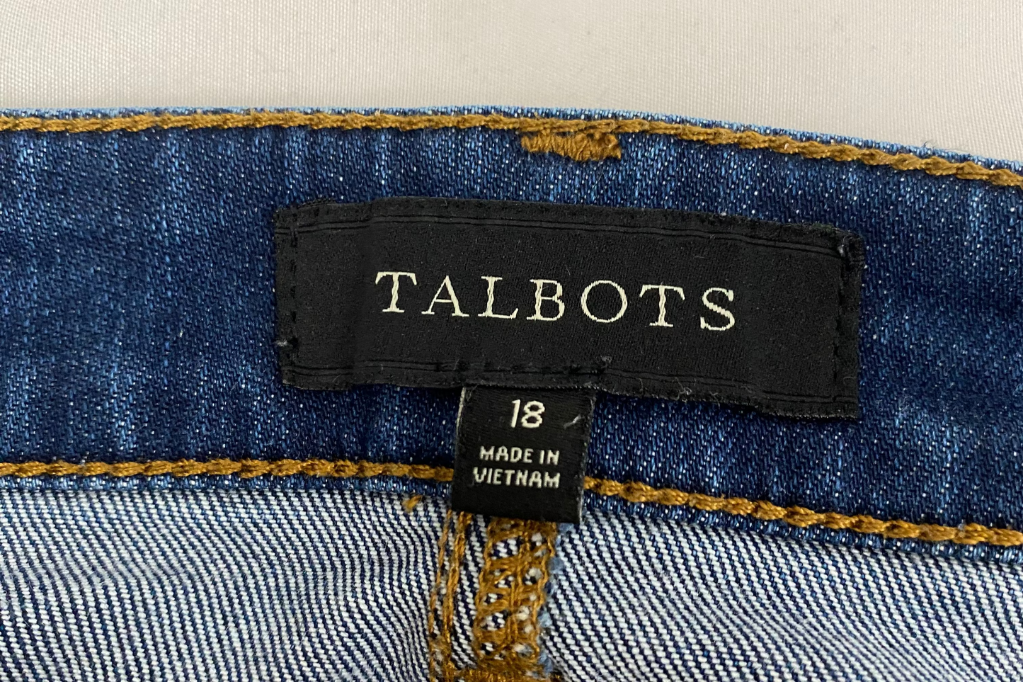 Talbots denim skirt (18)