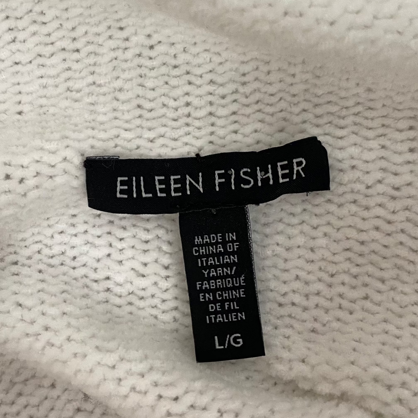Eileen Fisher cotton sweater (L)