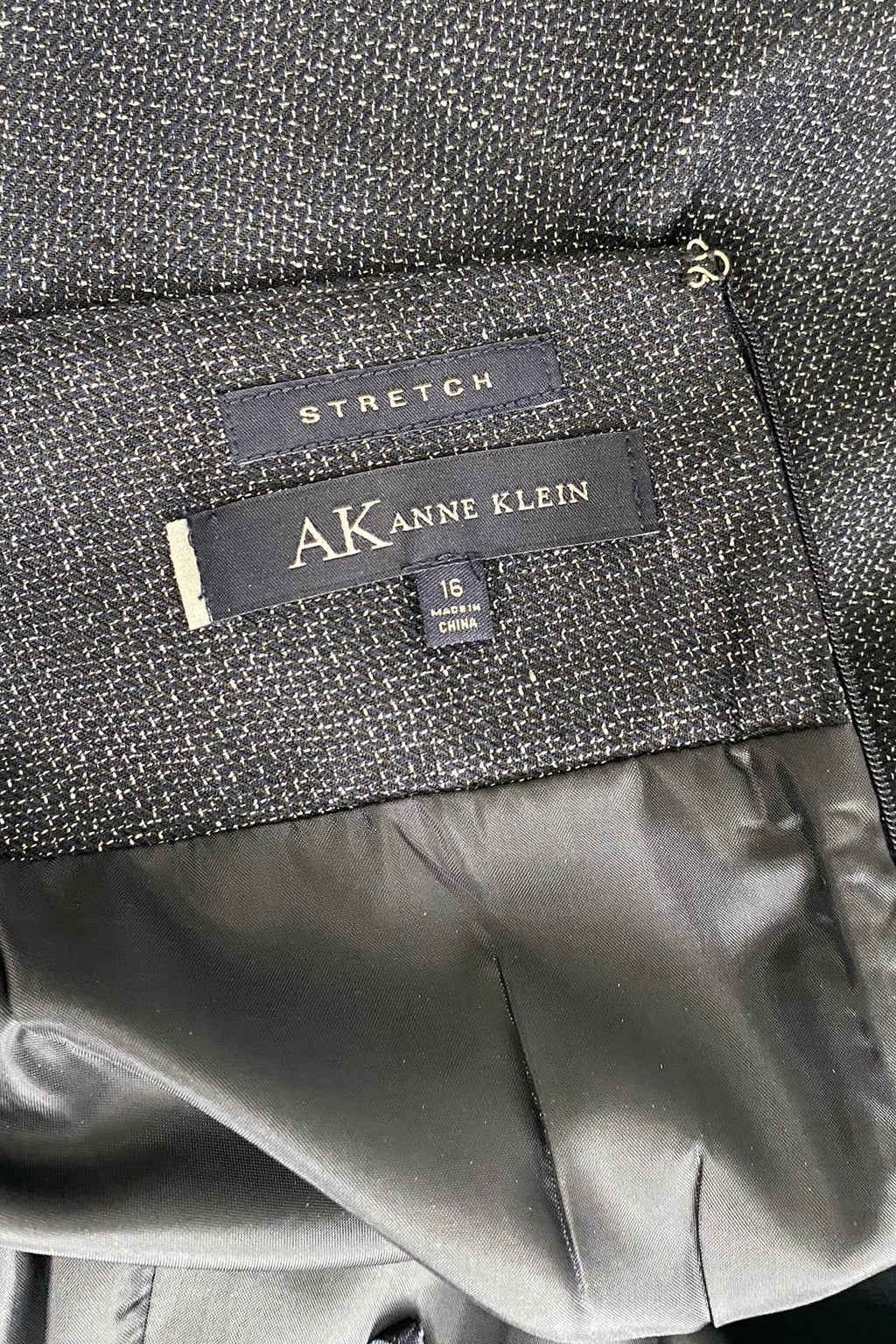 Anne Klein Charcoal Office Essentials Skirt - Size 16