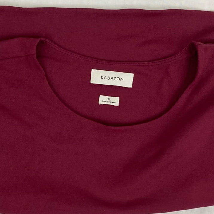 Babaton contour crew cropped T-shirt (XL)