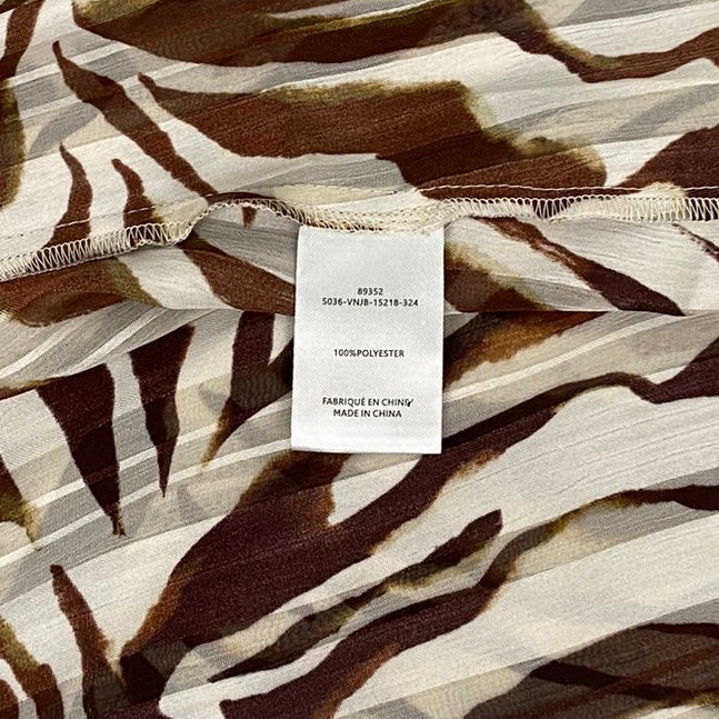 Melanie Lyne Animal Print Blouse - Plus Size 20