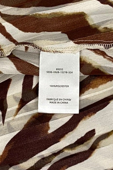 Melanie Lyne Animal Print Blouse - Size 20