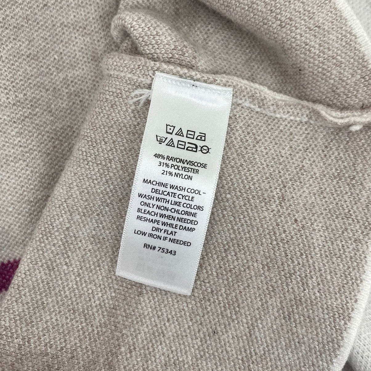 Tahari mock neck sweater (1X)
