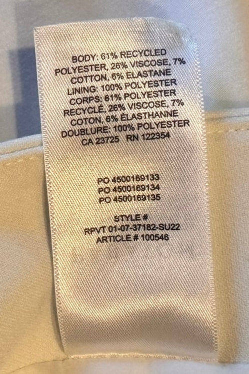 Babaton (Aritzia) White Short Wrap Skirt - Size 16