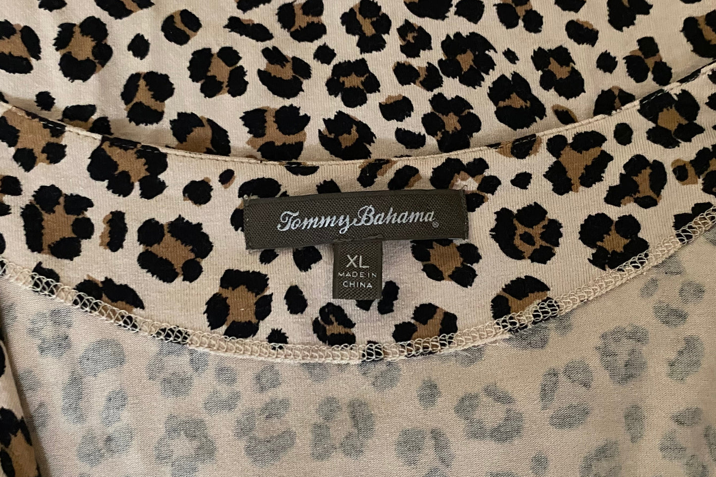 Tommy Bahama leopard print dress (XL)