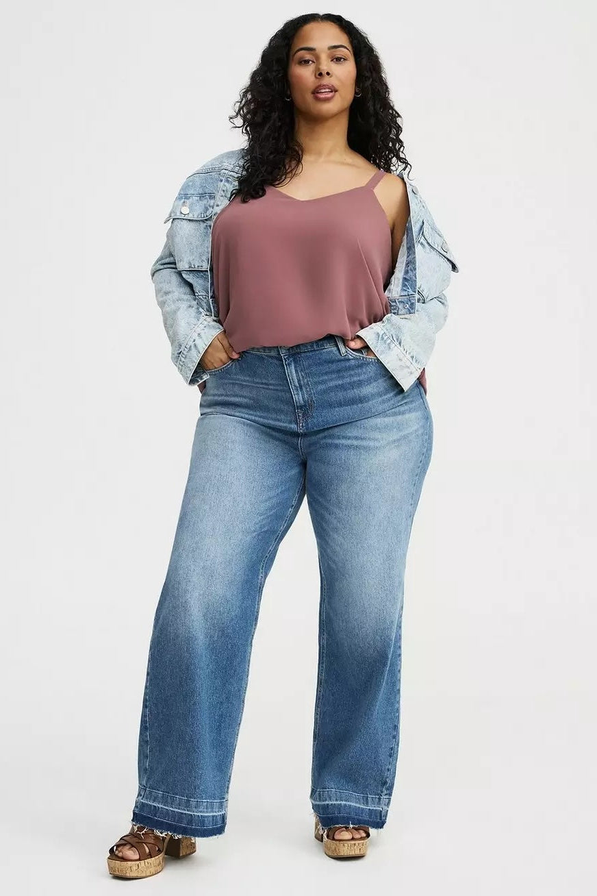 Torrid Rose Taupe Sophie Swing Cami - Size 2