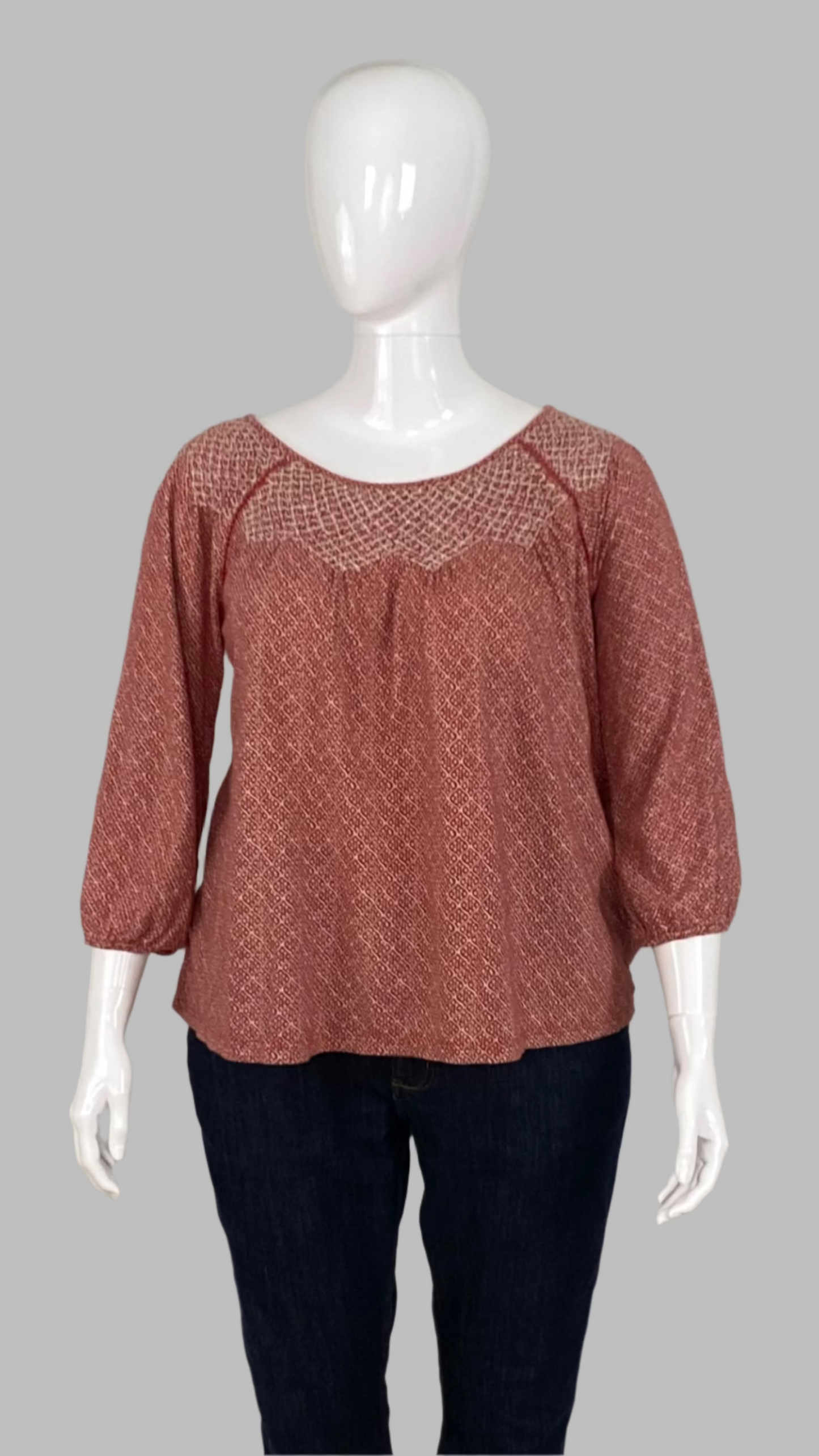 FatFace long sleeve blouse (16UK/12-14US)