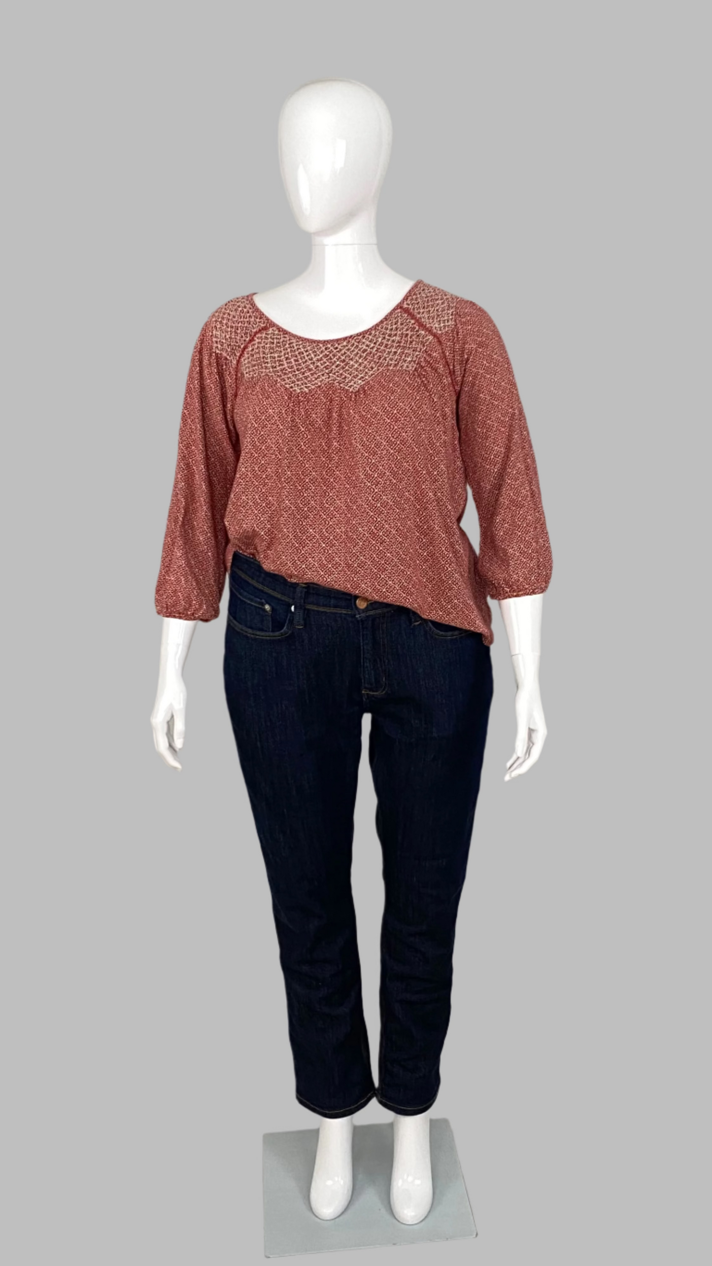 FatFace long sleeve blouse (16UK/12-14US)