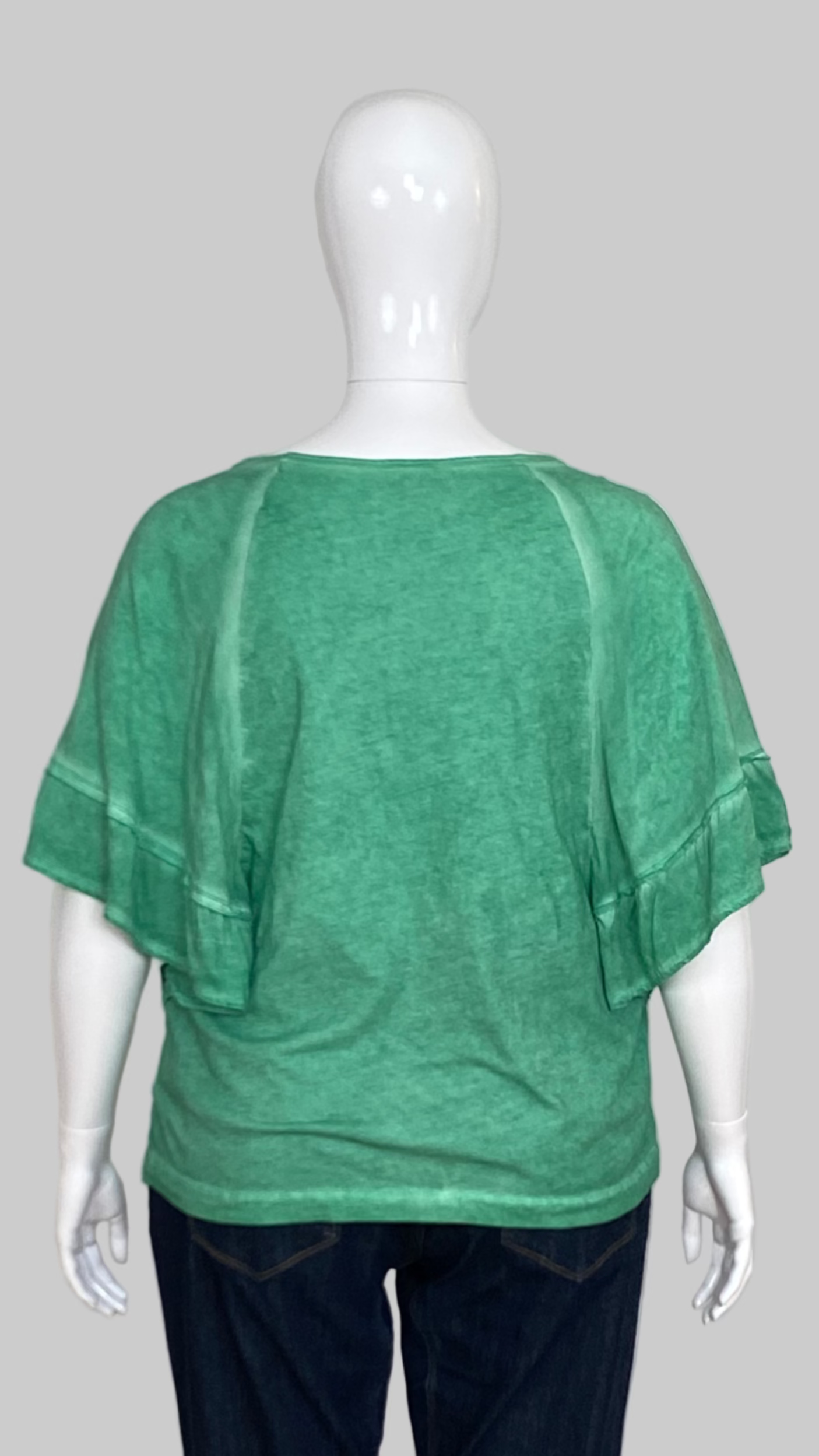 Tribal T-shirt with flared sleeves (L)