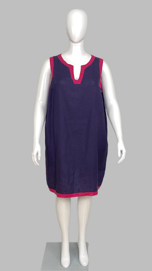 Sigrid Olsen sleeveless linen dress (1X)