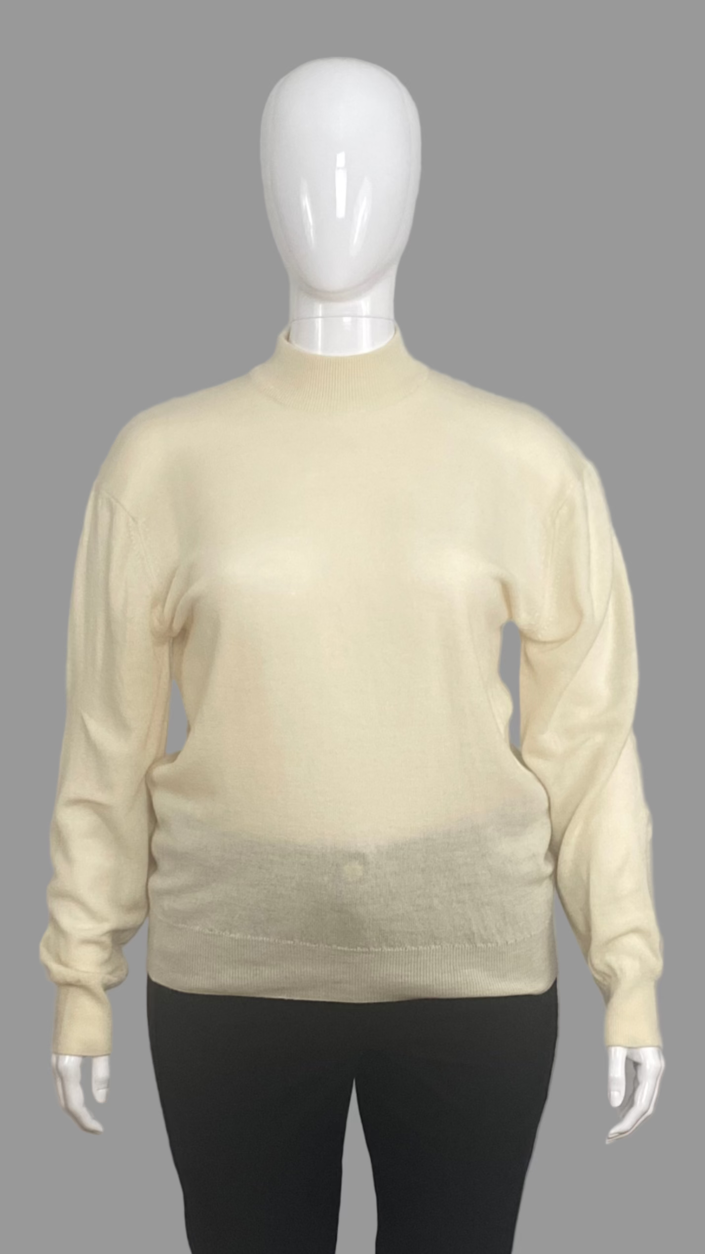 Windsor House wool mock neck sweater (XL)