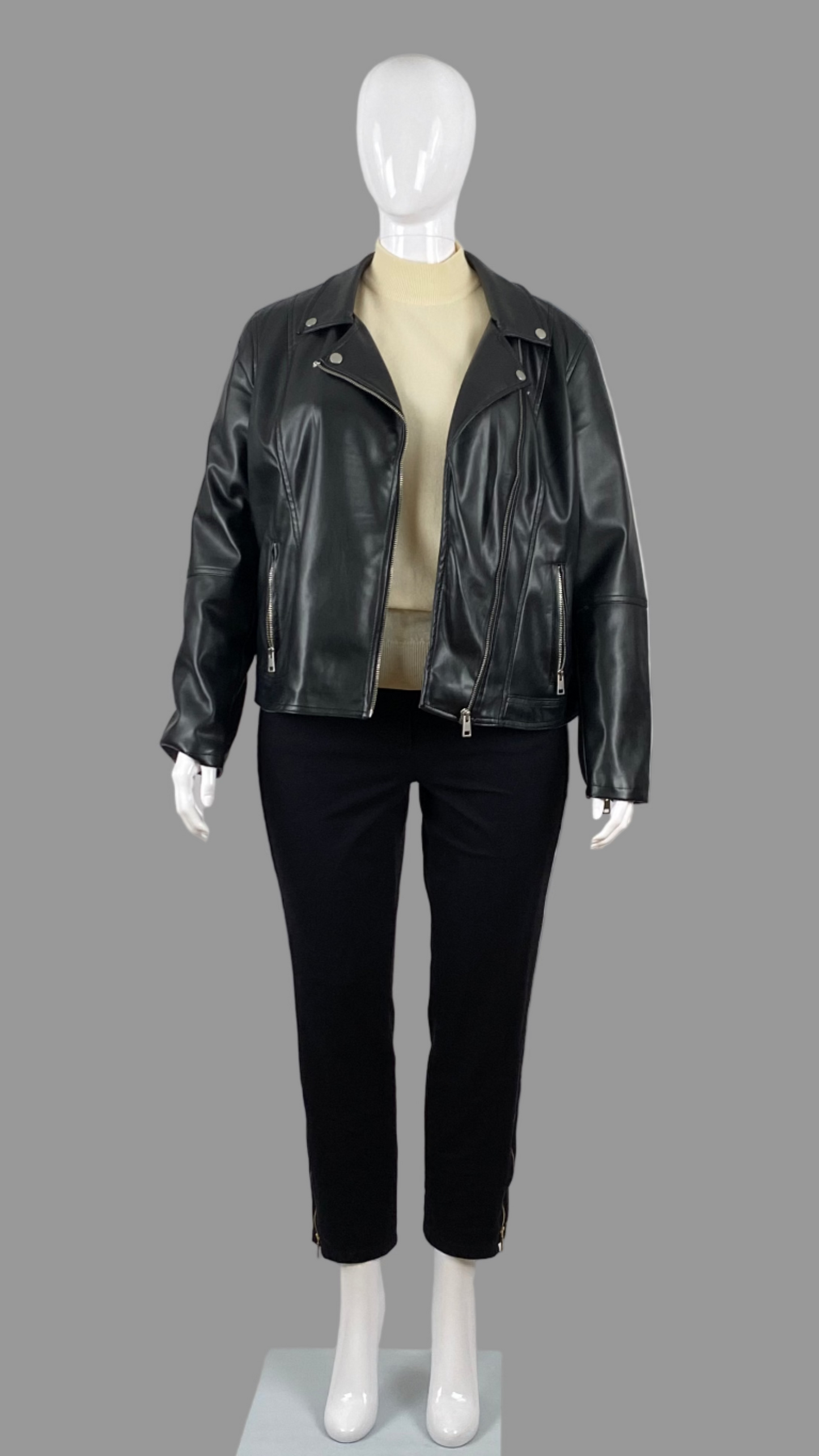 Windsor House wool mock neck sweater (XL)