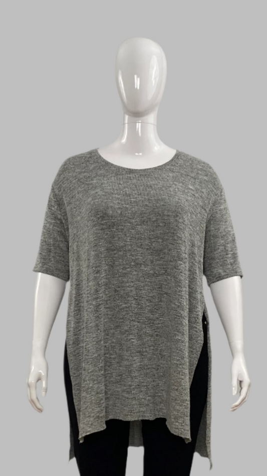 C'est Moi short sleeve tunic top (O/S)