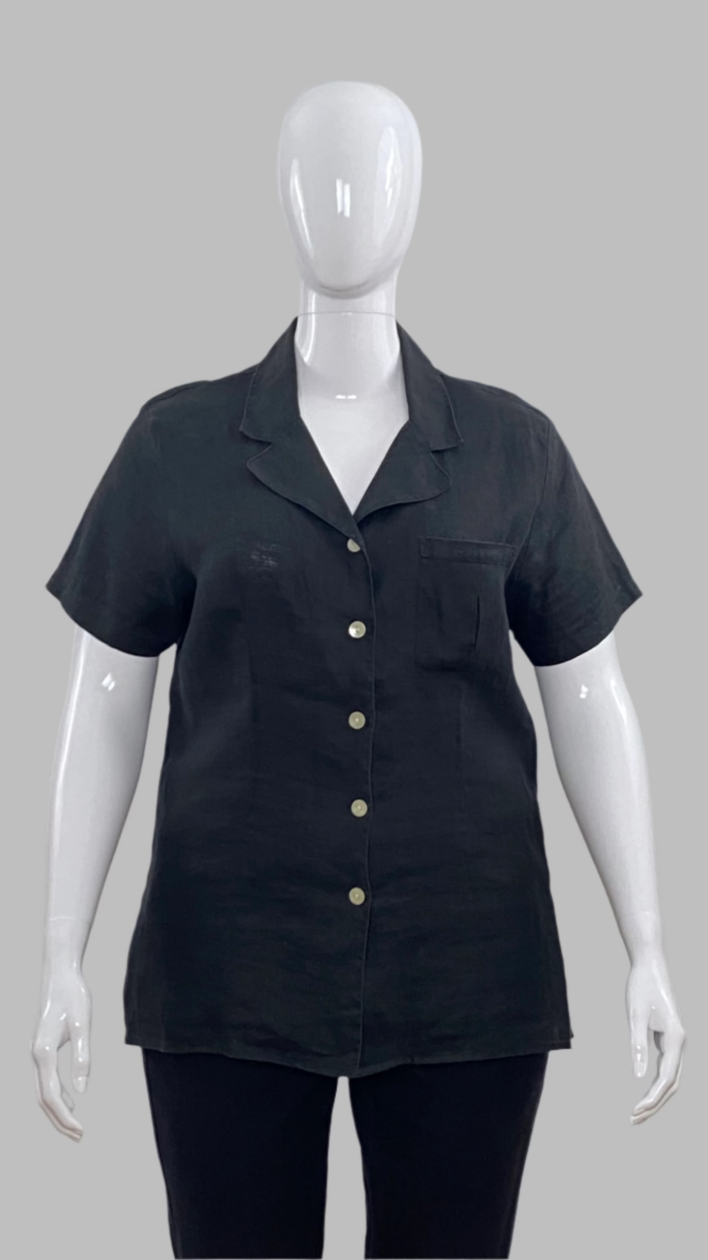 Talbots linen shirt with a collar (XL)