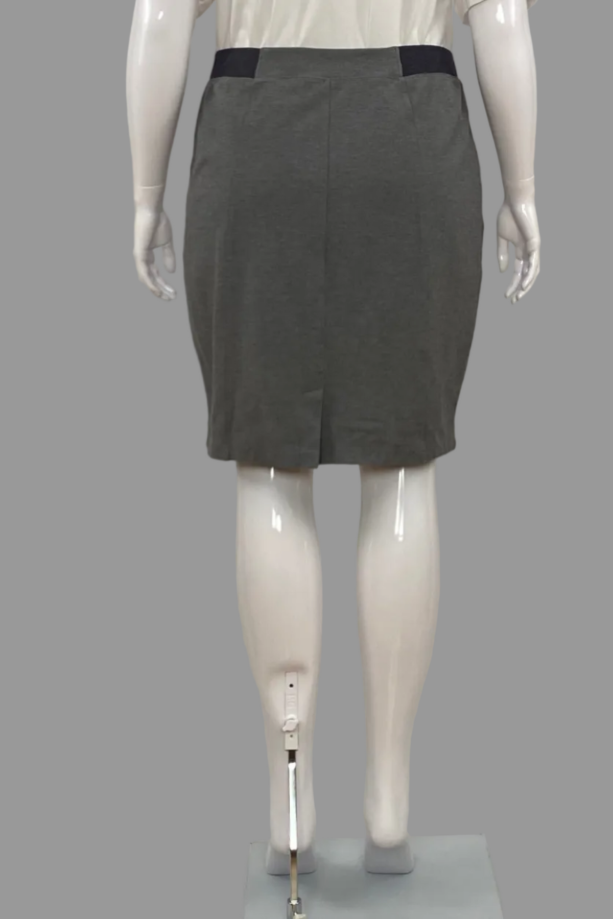 Blue Sky Modal Grey Pencil Skirt - Size XL