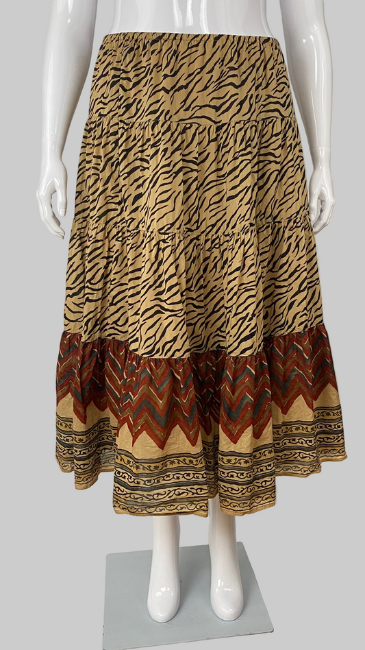 LRL Lauren Jeans Co. animal print skirt (L)