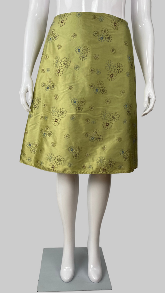 Garnish silk skirt (~16)