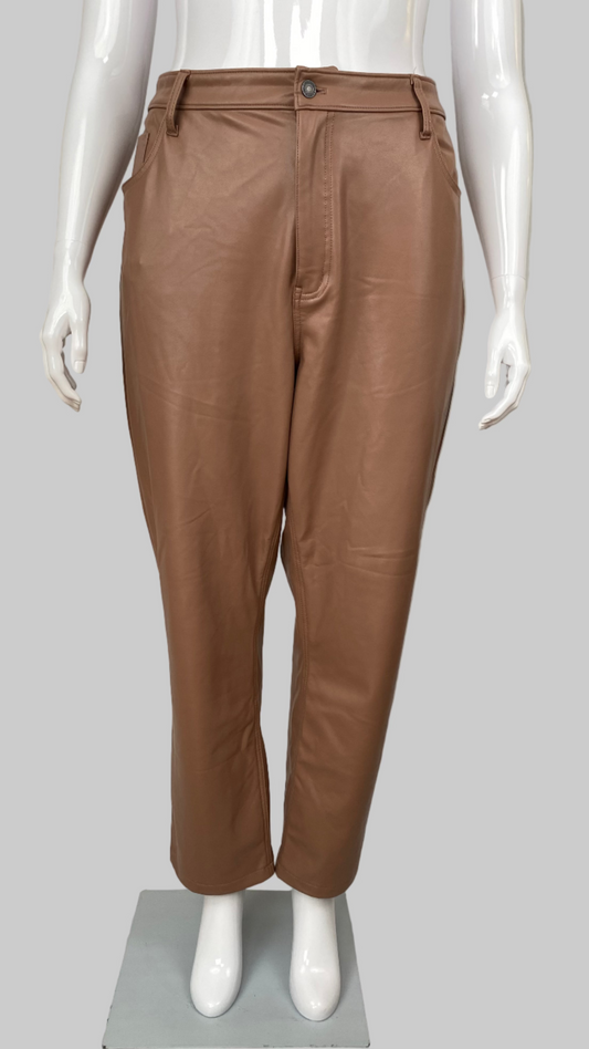 Abercrombie & Fitch Curvy Love faux leather pants (35/US20)