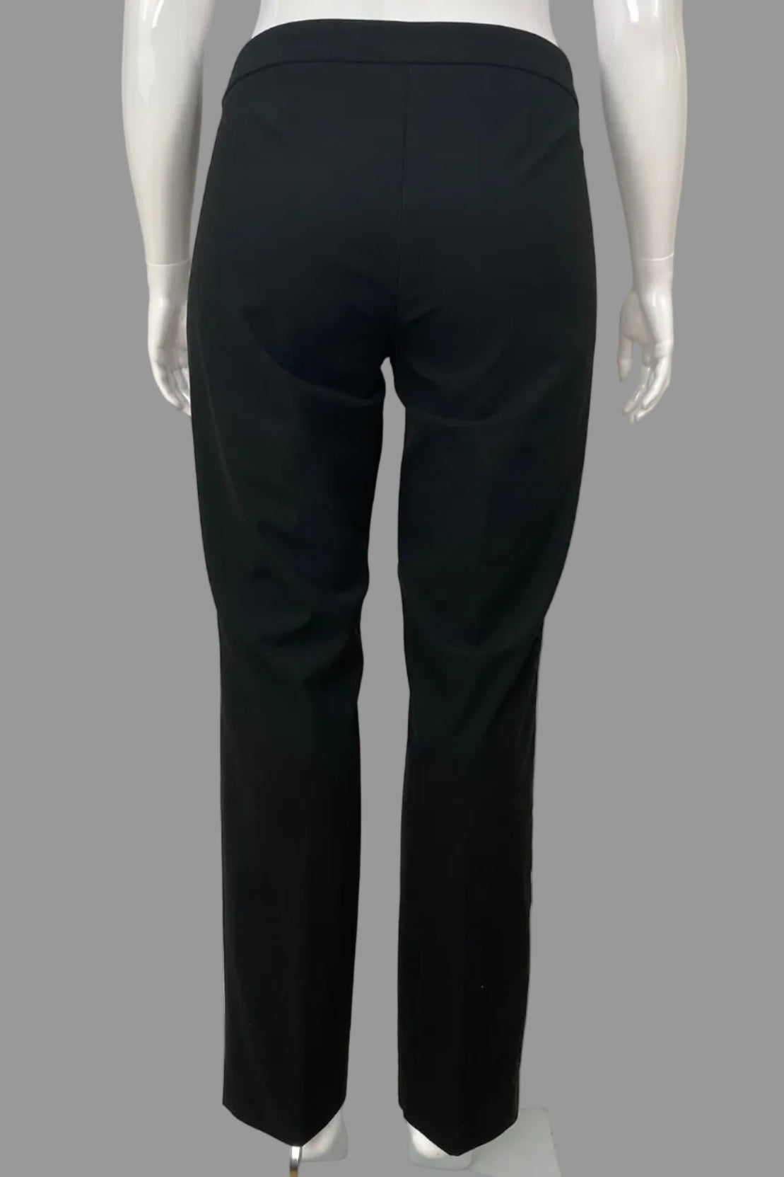 Back view Olsen Europe Lisa Black Pants Straight Leg in Midsize 14