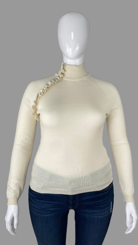 Hekla & Co. mock neck sweater (L)
