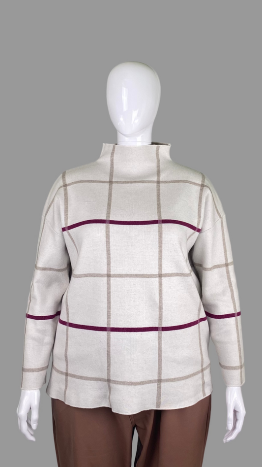 Tahari mock neck sweater (1X)