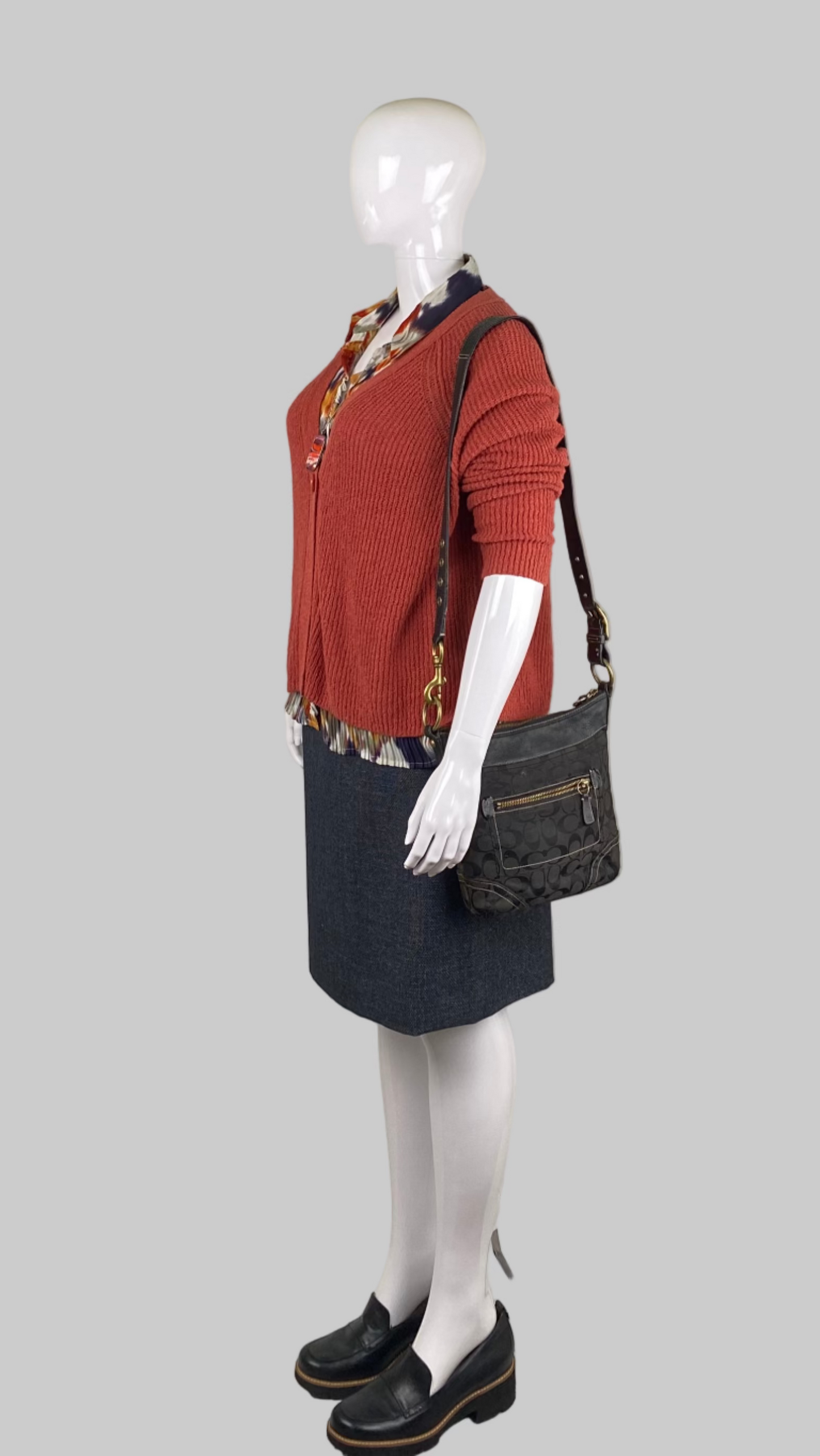 Essentials by Milano Pleated Multicolour Blouse - Size XL