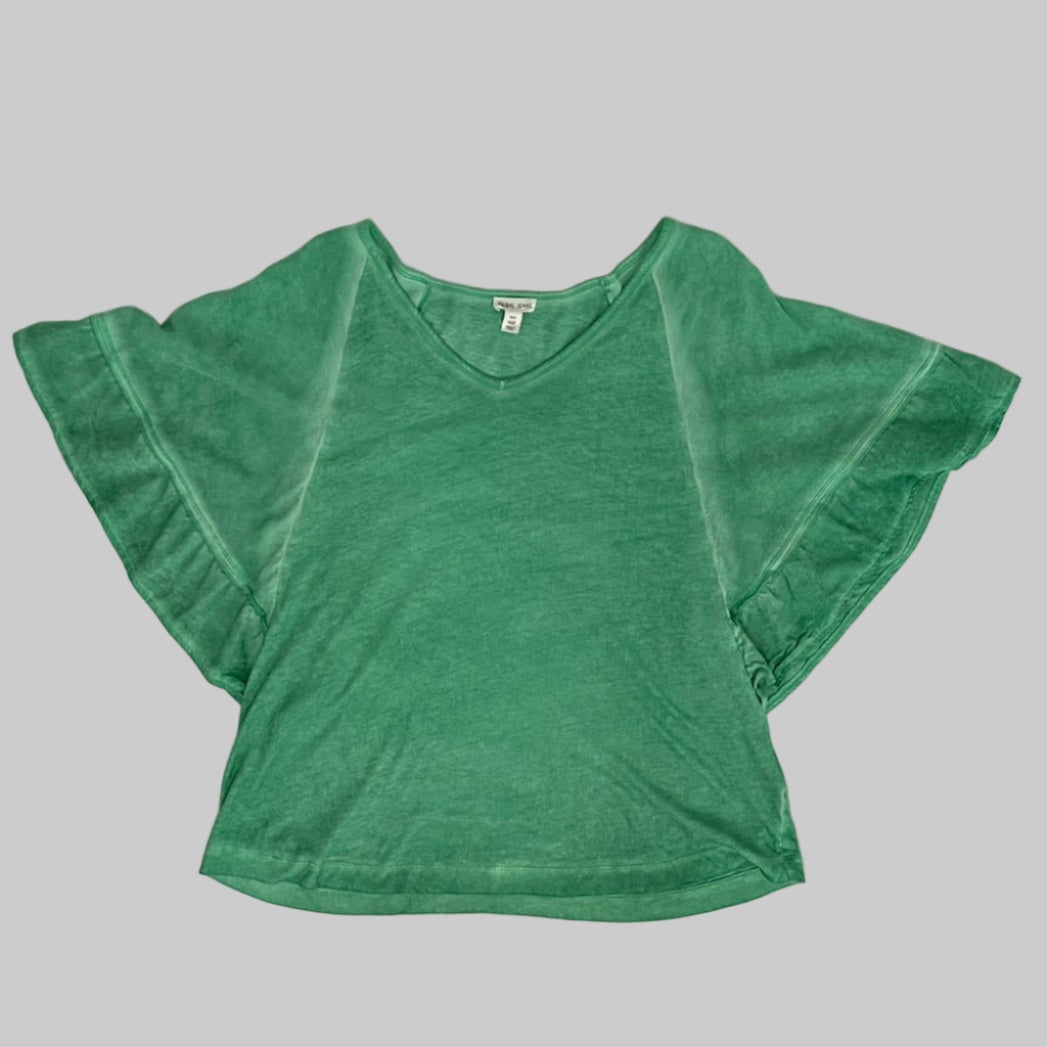 Tribal T-shirt with flared sleeves (L)