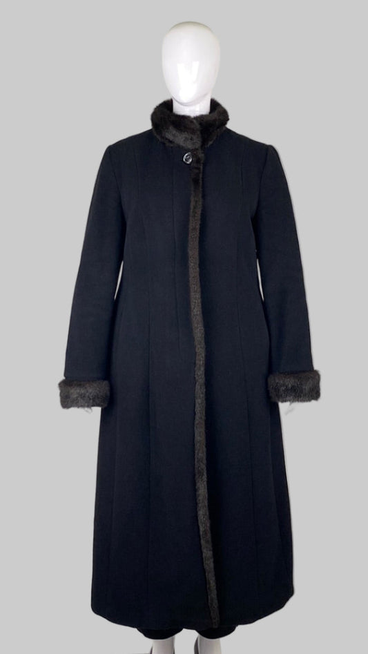 London Fog Lydia wool blend long coat (16)