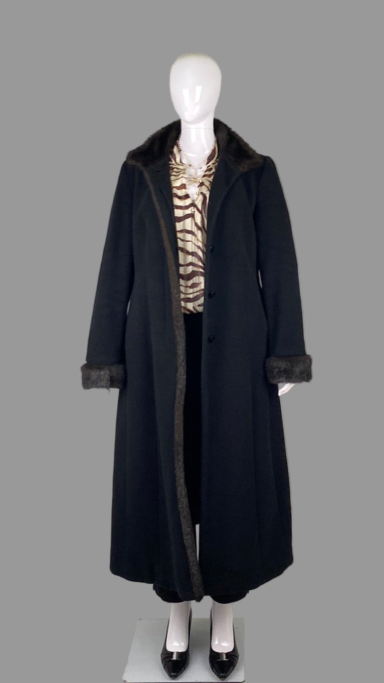 London Fog Lydia wool blend long coat (16)