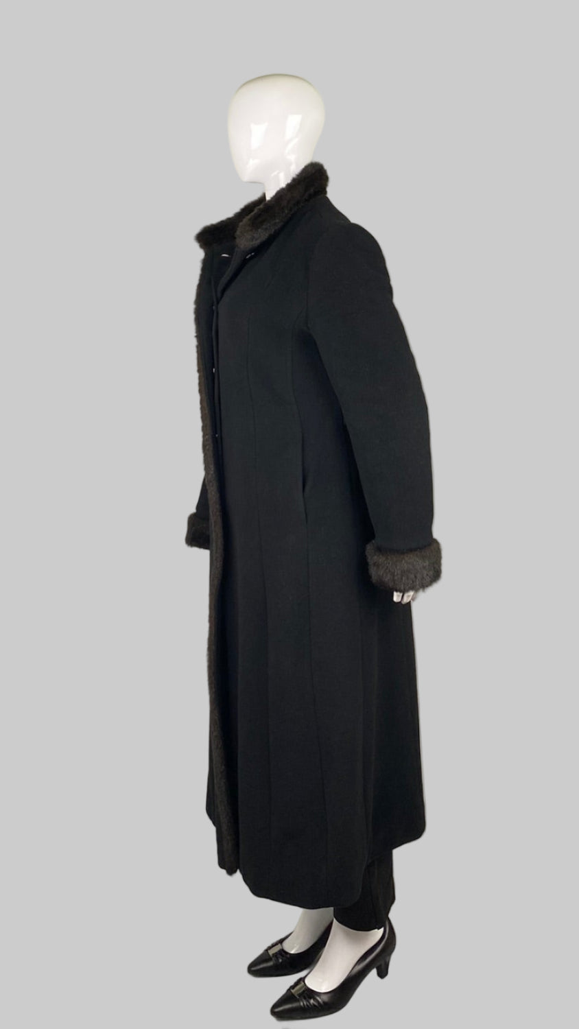 London Fog Lydia wool blend long coat (16)