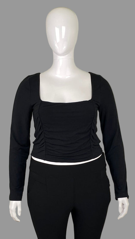Wilfred Lydia top with ruched front