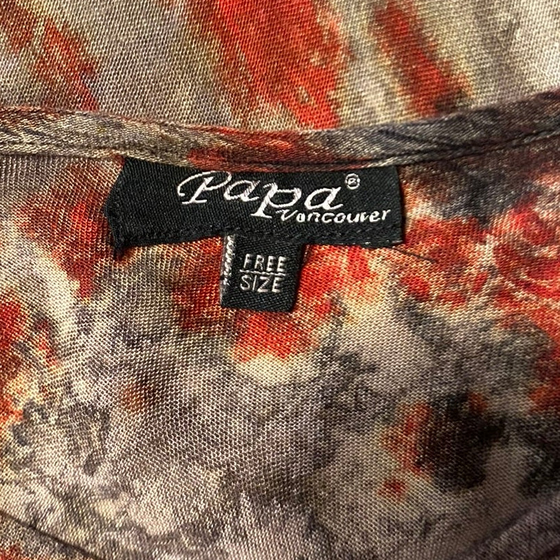 Papa Vancouver split sleeve dress (O/S)