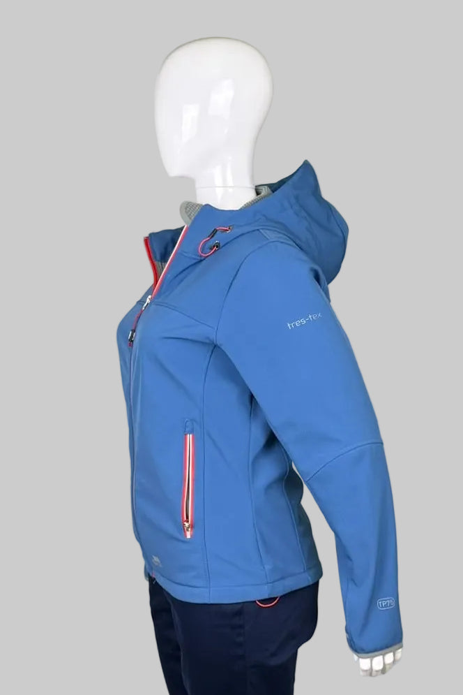 Trespass Softshell Blue Windproof Jacket - Size L