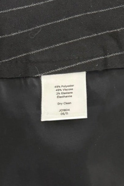 Talbots Pinstripe Black Petite Pants - Size 14P