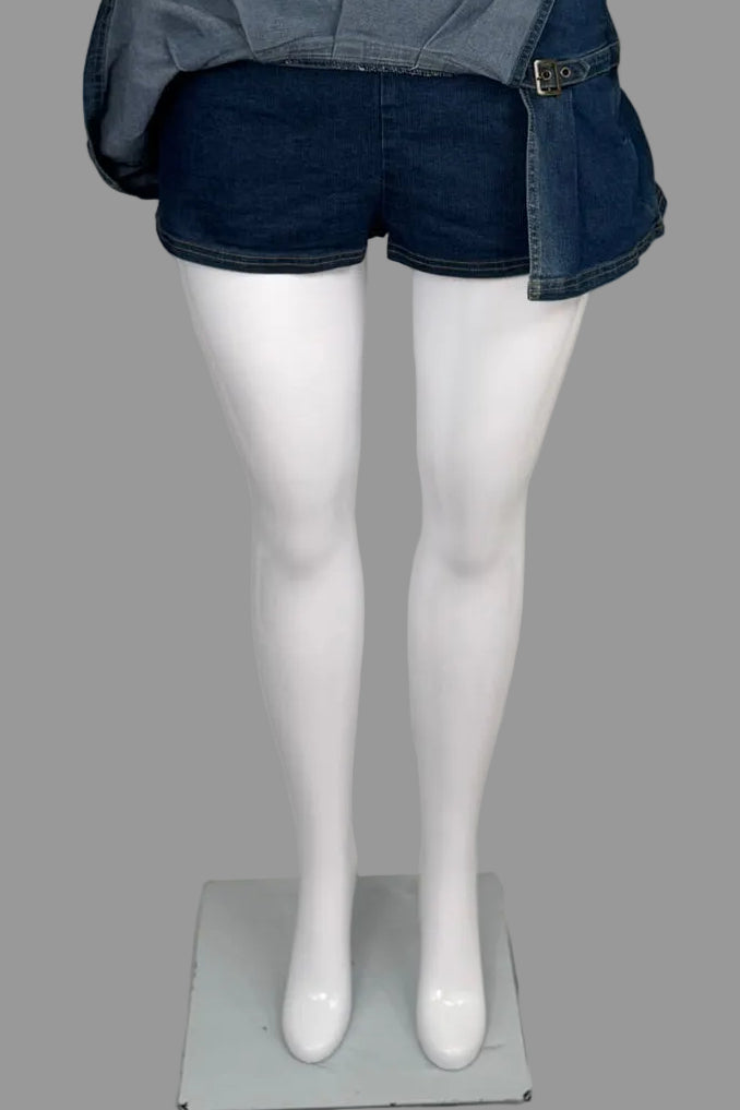 BDG Denim Mini Pleated Skort - Size XL
