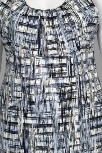 Pure by Alfred Sung Sleeveless Cotton Dress - Size 16