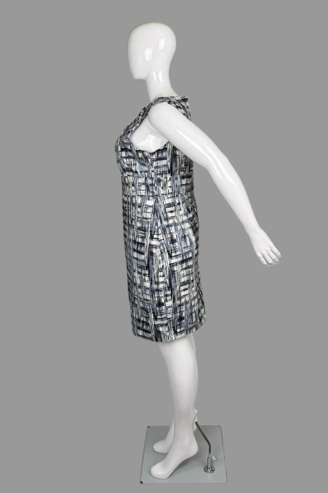 Pure by Alfred Sung Sleeveless Cotton Dress - Size 16
