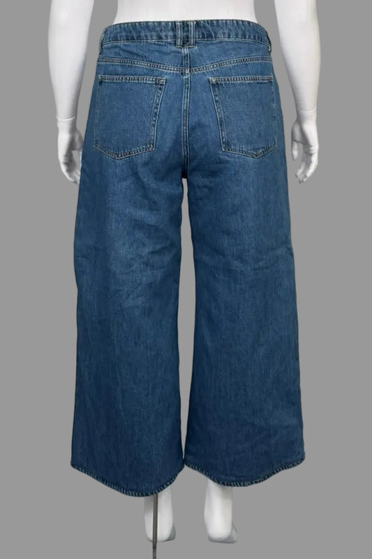 H&M Wide Leg High Rise Jeans - Size 14