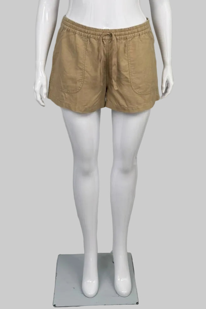 J.Crew Tan Linen Blend Shorts - Size L