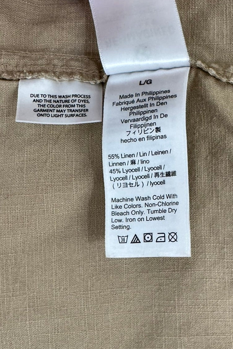 J.Crew Tan Linen Blend Shorts - Size L