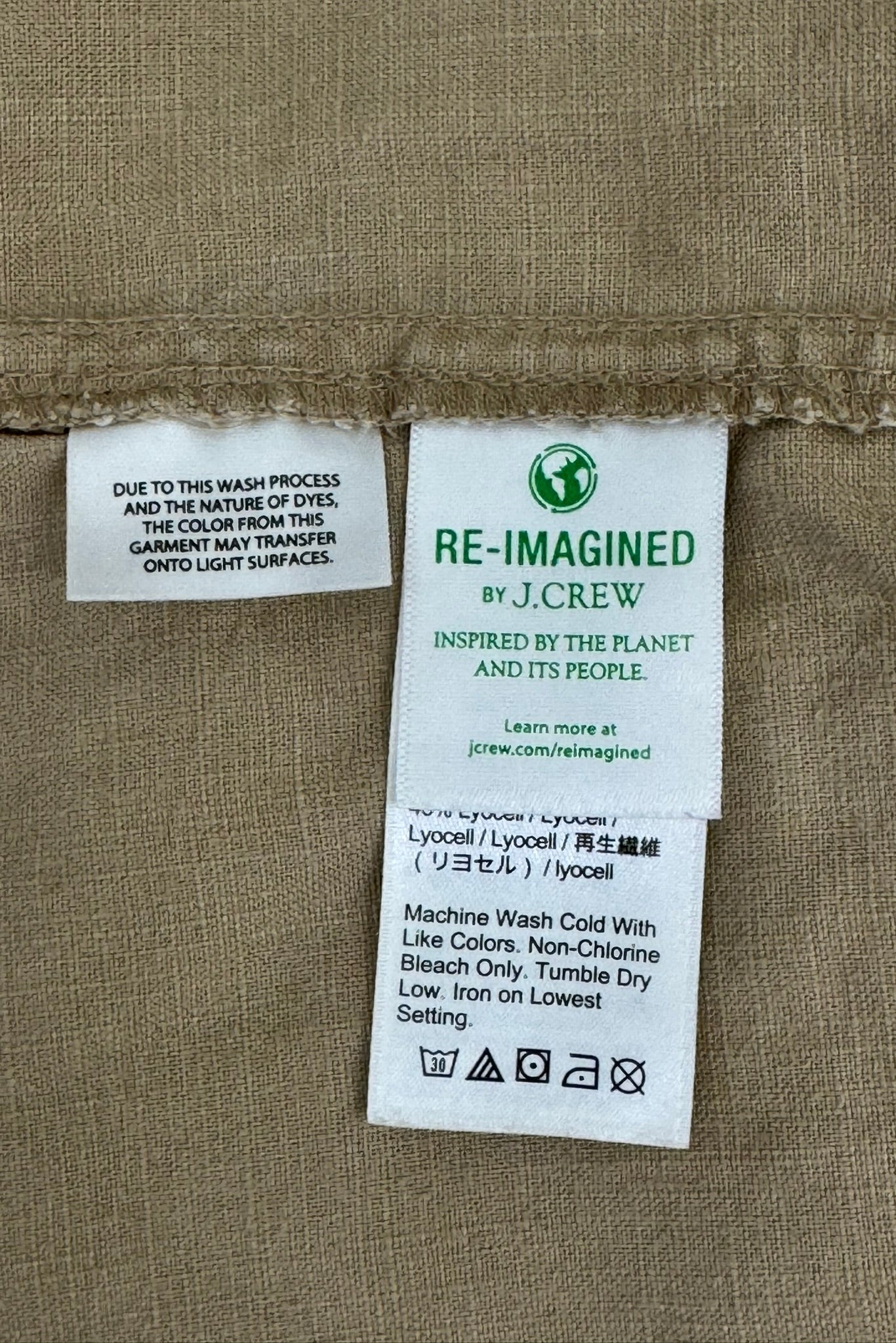 J.Crew Tan Linen Blend Shorts - Size L