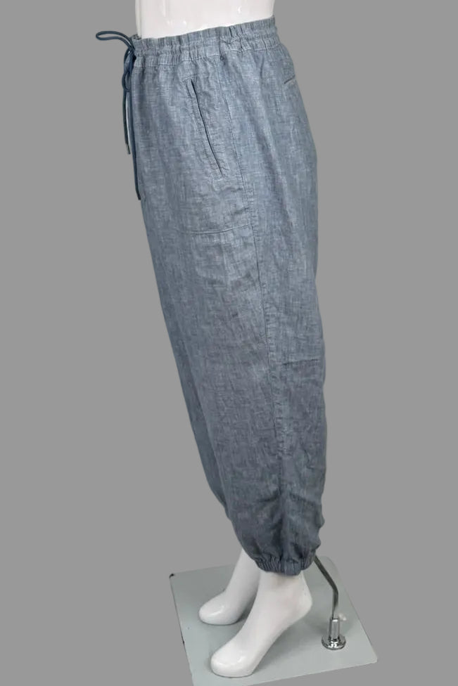 Athleta Blue Retreat Linen Jogger - Size 22
