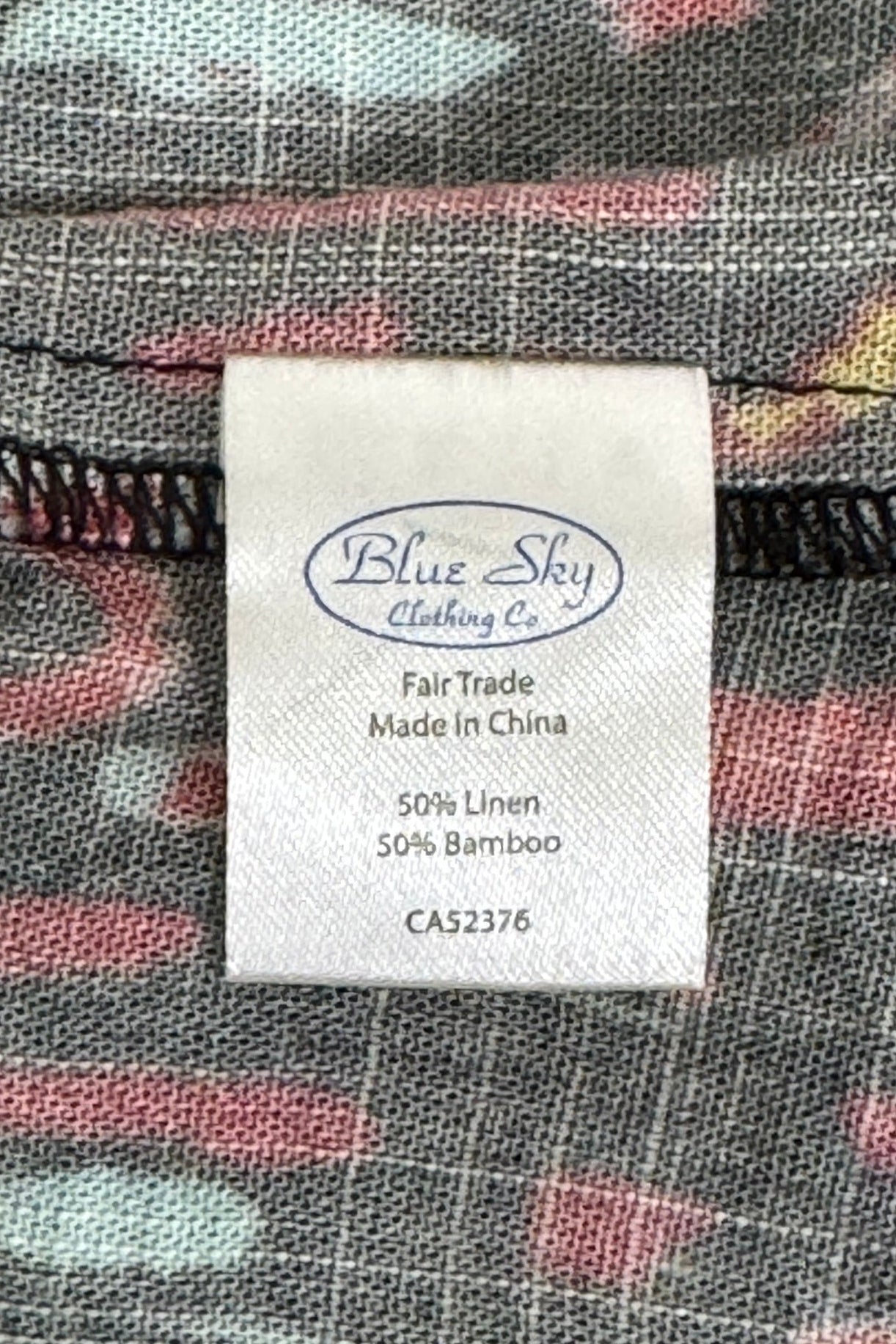 Blue Sky Sustainable Bamboo/Linen Sleeveless Top - Size 1X
