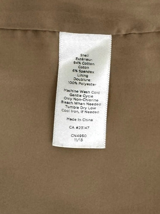 Talbots Petite Beige Tailored Pencil Skirt - Size 16P