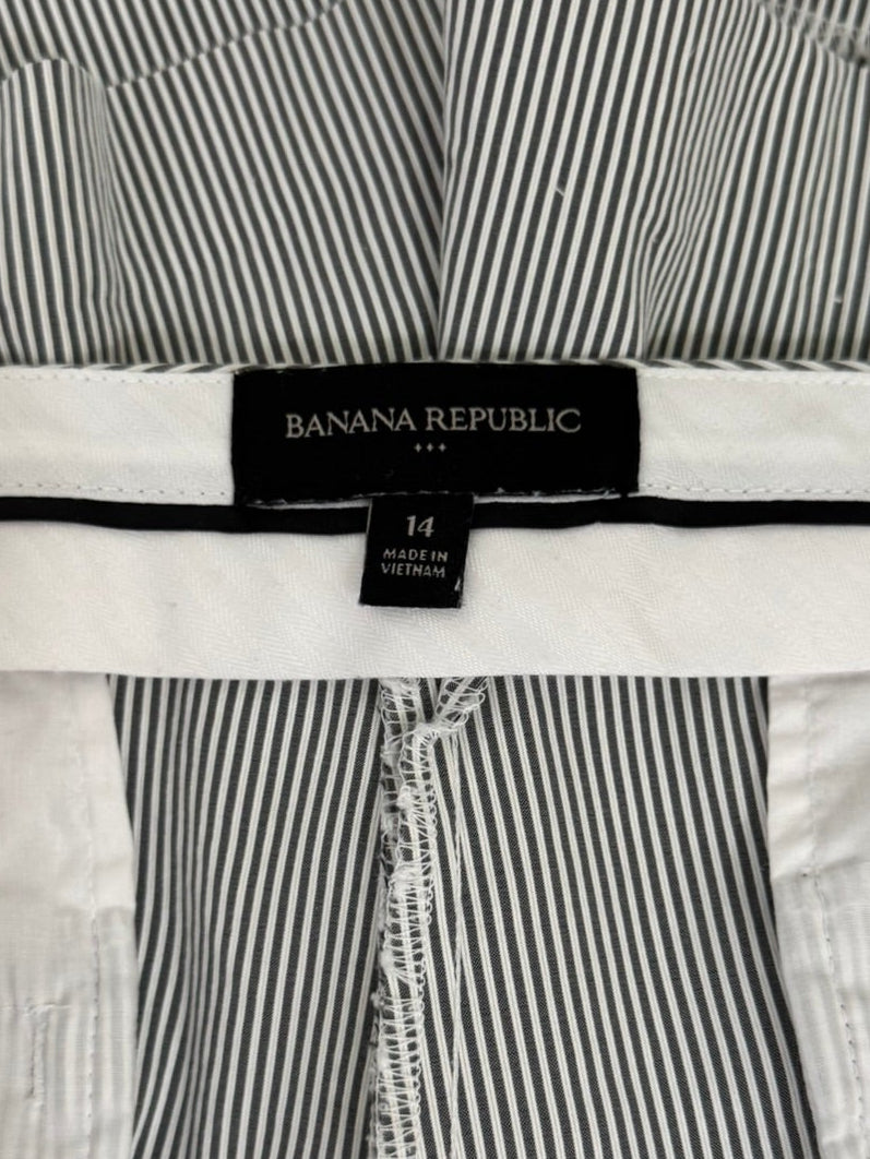 Banana Republic Tailored Pinstripe Shorts - Size 14