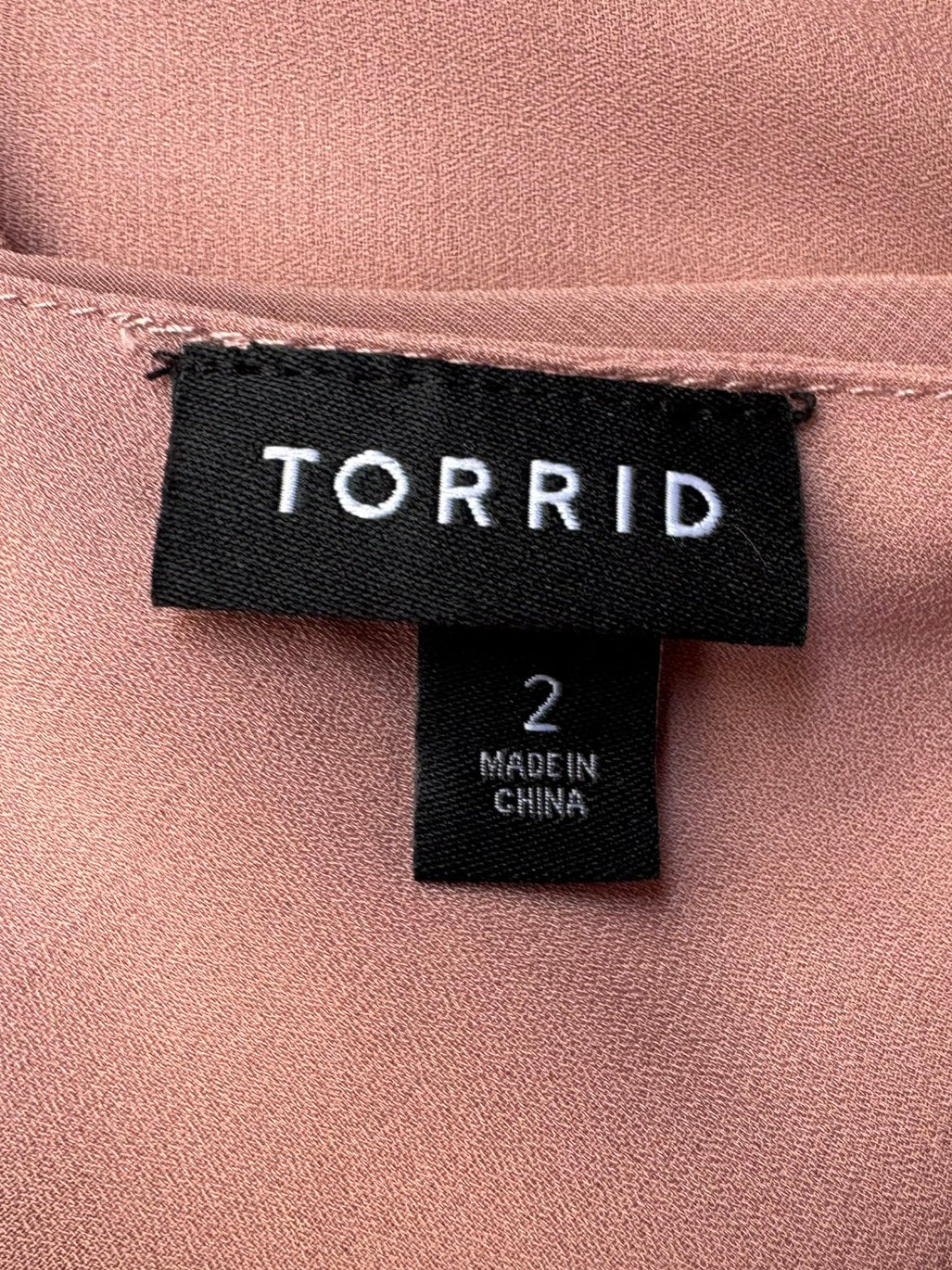 Torrid Rose Taupe Sophie Swing Cami - Size 2