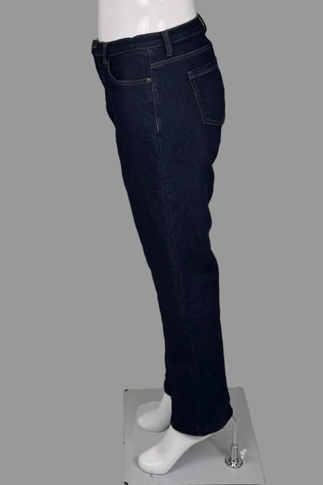 Realtree Flannel-Lined Dark Wash Straight Leg Jeans - Size 16